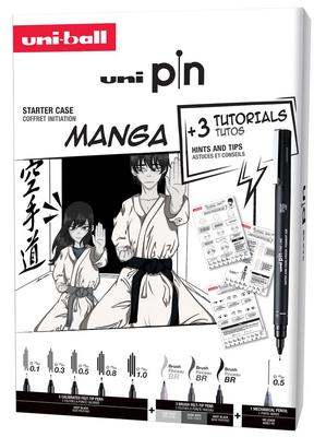 Coffret de 8 Feutres Tech + 1 Porte Mines Shalaku S_La Grande Récrée_1