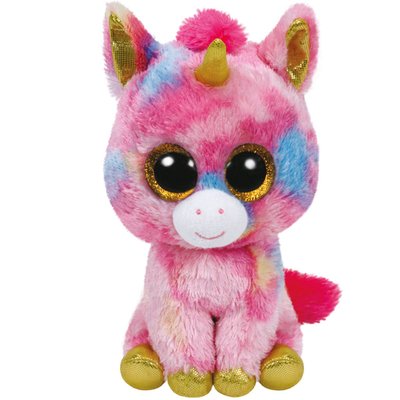 Peluche Ty Beanie Boo's 23 cm : Fantasia la licorne