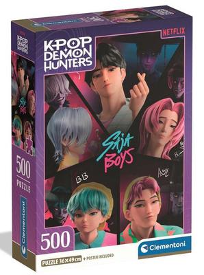 Puzzle compact 500 pièces Saja Boys KPOP Demon Hunters_La Grande Récrée_1