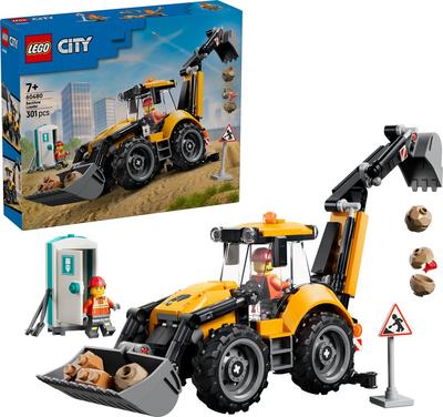 Le Tractopelle Jaune Lego City 60480_La Grande Récrée_1