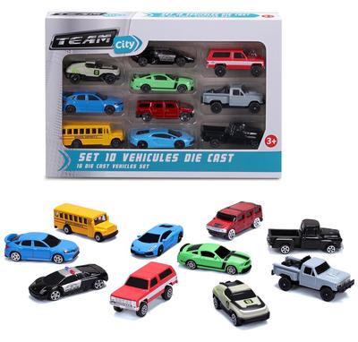 Set 10 Vehicules Die Cast_La Grande Récrée_1