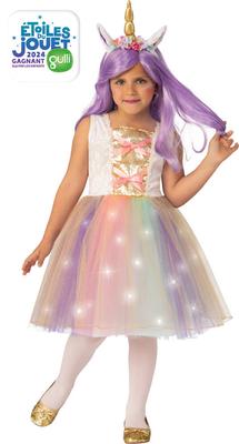 Déguisement Licorne Lumineuse Taille 5-7 ans_La Grande Récrée_1