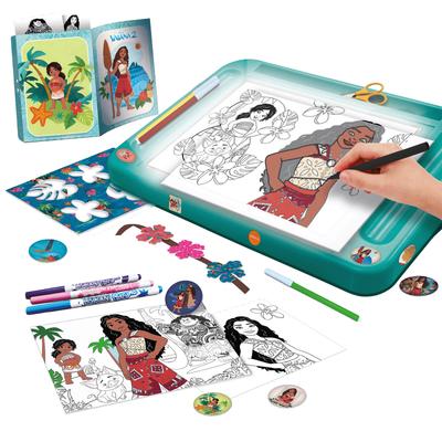 Ecole de dessin avec tablette lumineuse Vaiana