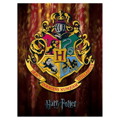 Harry Potter - Toile Imprimée Blason Hogwarts 60x80 Cm_La Grande Récrée_1