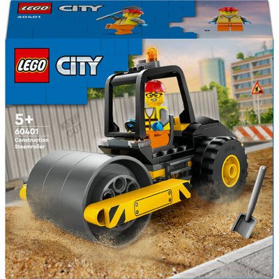 Le rouleau compresseur de chantier Lego City 60401