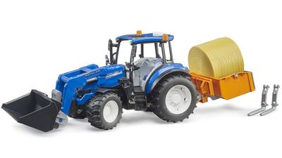 Tracteur New Holland T5.120 avec Chargeur Avant Caisse et Fourches_La Grande Récrée_1
