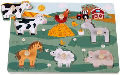Puzzle Animaux De La Ferme En Bois_La Grande Récrée_1