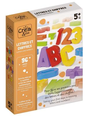 Set De 96 Pièces: Lettres, Chiffres Et Symboles Magnétiques_La Grande Récrée_1