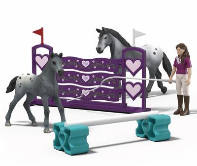  Figurines Chevaux Entraînement de Lisa pour le Tournoi _La Grande Récrée_1
