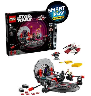 SMART Play : duel dans la salle du trone et chasseur A-Wing Lego Star Wars 75427_La Grande Récrée_1