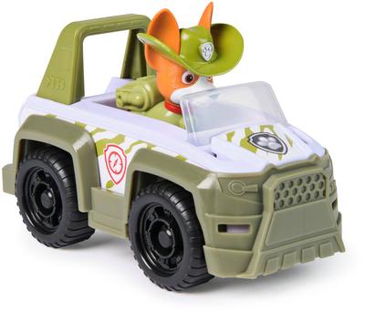 Véhicule 15 cm et figurine La Pat Patrouille : véhicule de la jungle Tracker_La Grande Récrée_1