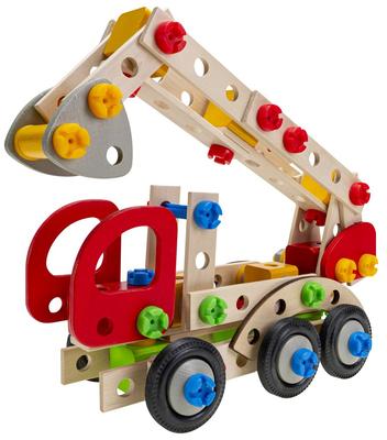  Constructor camion de pompiers 3 en 1 Wooden Heros_La Grande Récrée_1