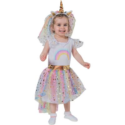 Robe Licorne avec serre-tête - taille 5/7 ans
