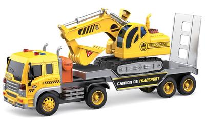 Camion transporteur de véhicule de chantier_La Grande Récrée_1