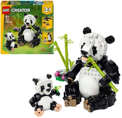 Animaux sauvages : la famille de pandas LEGO Creator 31165_La Grande Récrée_1