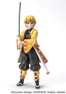 Figurine articulée 12cm Demon Slayer Zenitsu_La Grande Récrée_1