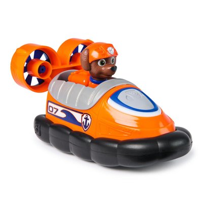 Aéroglisseur Zuma - Véhicule 15 cm et figurine La Pat Patrouille