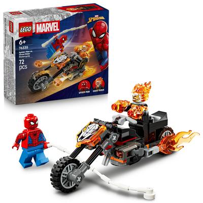 Spider-Man et sa moto contre Ghost Rider LEGO Marvel Super Heroes™ 76335