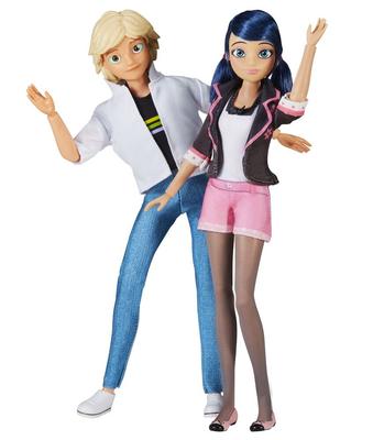 Pack 2 poupées Miraculous - Crush Pack Marinette et Adrien 26 cm_La Grande Récrée_1