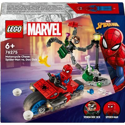 La couse-poursuite en moto : Spider-Man contre Docteur Octopus Lego Marvel 76275
