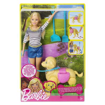 Poupée Barbie La balade du chien