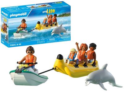 Scooter des mers, banane tractée avec 4 personnages - Playmobil My life 71905_La Grande Récrée_1
