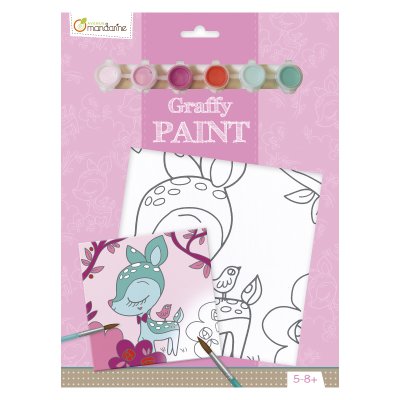 Toile à peindre faon Graffy Paint