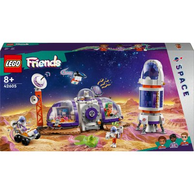 La station spatiale martienne et la fusée Lego Friends 42605