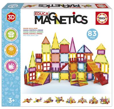 Educa magnetics 83 pièces - Construction en 3D_La Grande Récrée_1