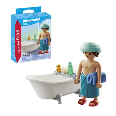Homme et baignoire Playmobil Spécial Plus 71167