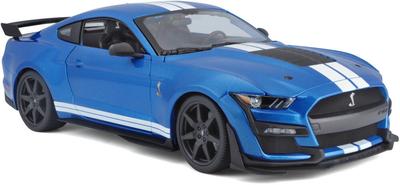 FORD SHELBY bleue et blanche métal 1:18_La Grande Récrée_1