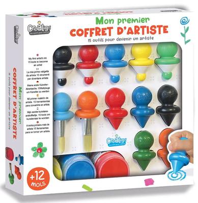 Mon premier coffret d'artiste - crayons, feutres et peintures_La Grande Récrée_1