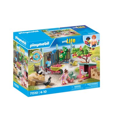 Poulailler et jardin Playmobil My life 71510