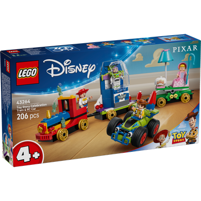 Le Train en fête et voiture RC Toy Story LEGO Disney Pixar 43264