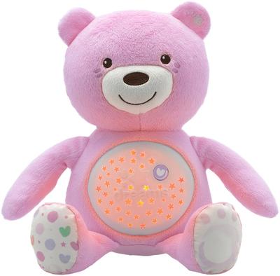 Peluche projecteur Baby bear rose_La Grande Récrée_1