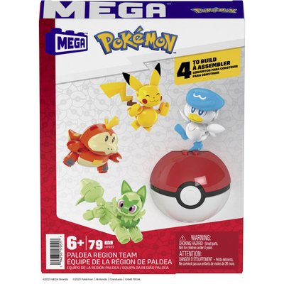 Coffret de 4 Pokémon et Poké ball - MEGA Construx Pokémon