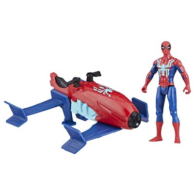 Coffret figurine et véhicule lance eau - Marvel Spider-Man