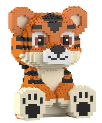 Jekca Blocs de construction - Tigre Kawaii_La Grande Récrée_1
