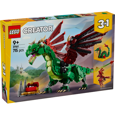 Le dragon médiéval 3 en 1 LEGO Creator 31161