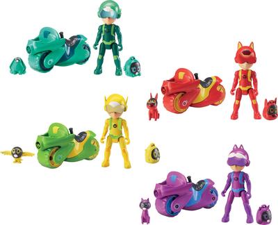 Coffret Petronix : 4 Figurines 7cm et motos_La Grande Récrée_1