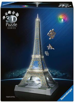 Puzzle 3D Iconics Tour Eiffel illuminée_La Grande Récrée_1