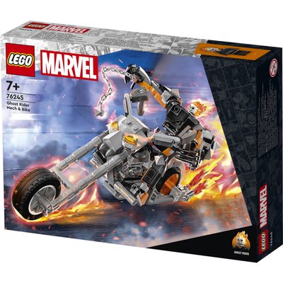 Le robot et la moto de Ghost Rider Lego Marvel 76245