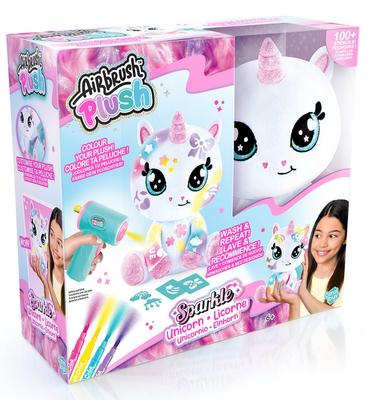 Peluche Airbrush Plush Licorne Pailletée _La Grande Récrée_1