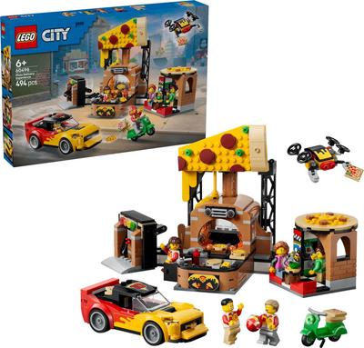 La Pizzeria et Ses Vehicules de Livraison Lego My City 60496_La Grande Récrée_1