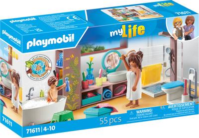 Salle de bains avec douche et baignoire Playmobil My Life 71611_La Grande Récrée_1