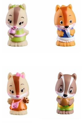 4 figurines de la famille NutNut Klorofil_La Grande Récrée_1