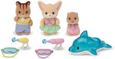 Le trio des bébés à la piscine Sylvanian Families 5749_La Grande Récrée_1