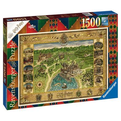 Puzzle 1500 pièces - La carte de Poudlard / Harry Potter_La Grande Récrée_1