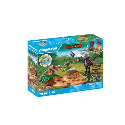 Stégosaure et voleur d'œuf - Playmobil Dinos 71526