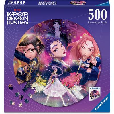 Puzzle rond 500 pièces Kpop Demon Hunters